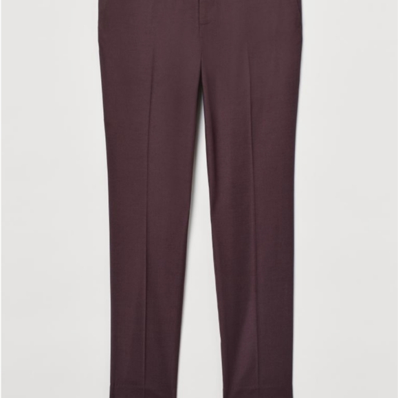 NWT RW&CO. Mens Skinny Fit Suit Pants in Burgundy - Picture 4 of 5